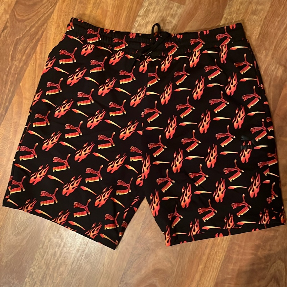 New Puma flame shorts